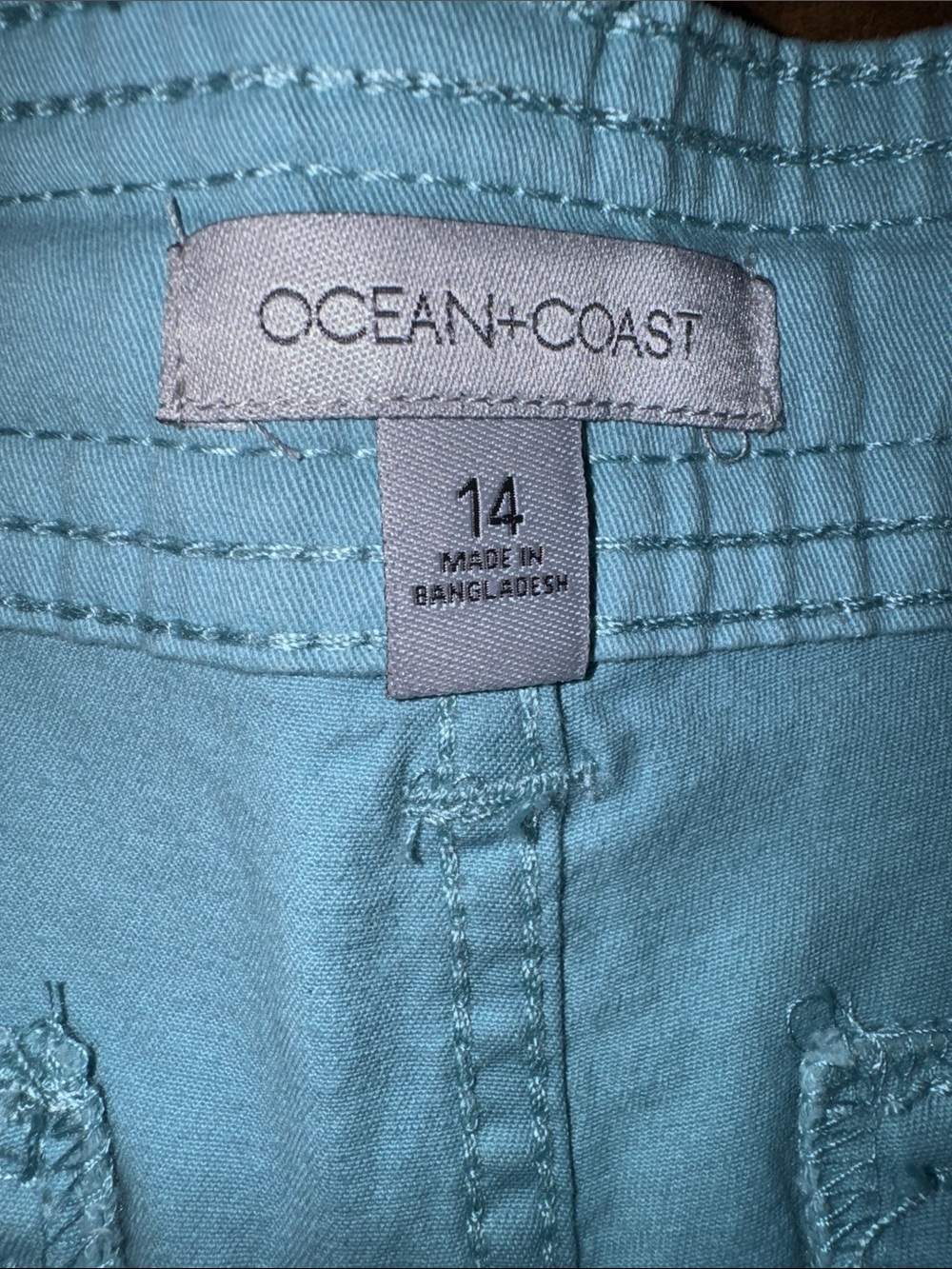 Women's SageGreen Cargo Drawstring Shorts NWT - Picture 7 of 7